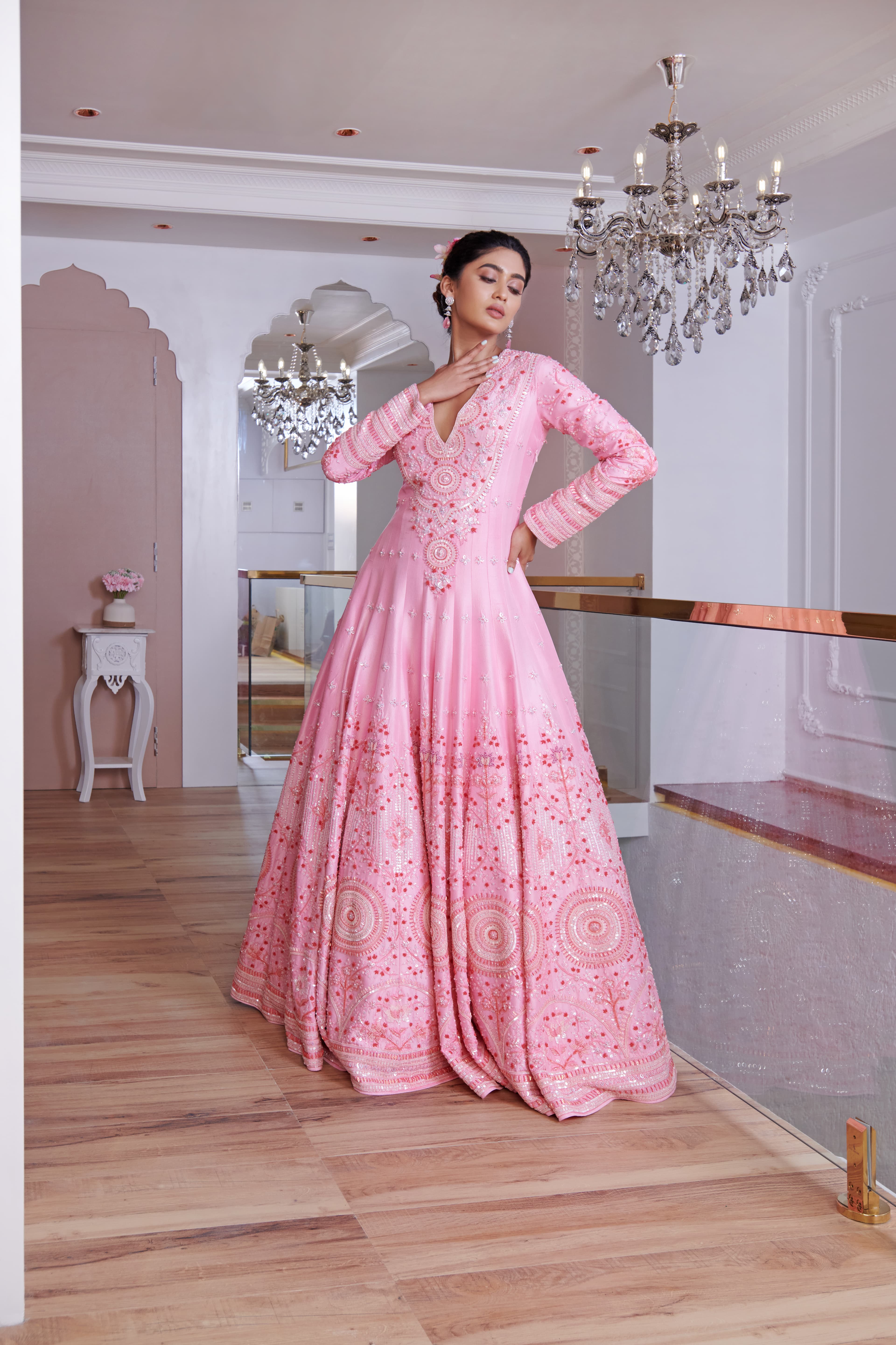 Kalidaar gown and dupatta AS/D/037