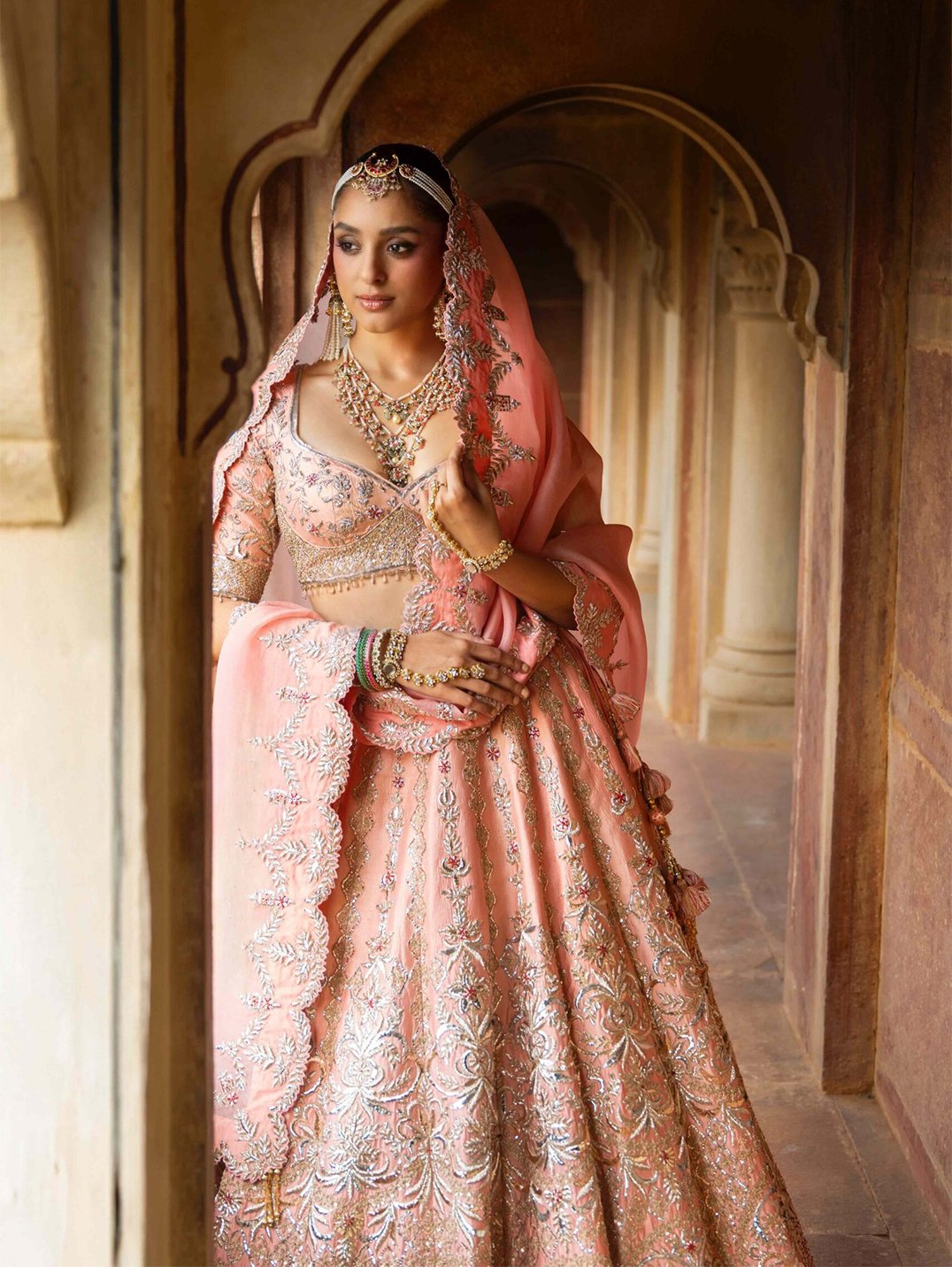 Lehenga with blouse and dupatta