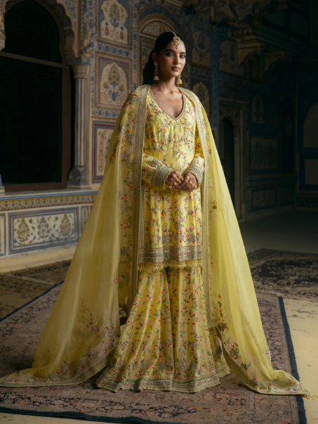 Kurta & pants with dupatta
