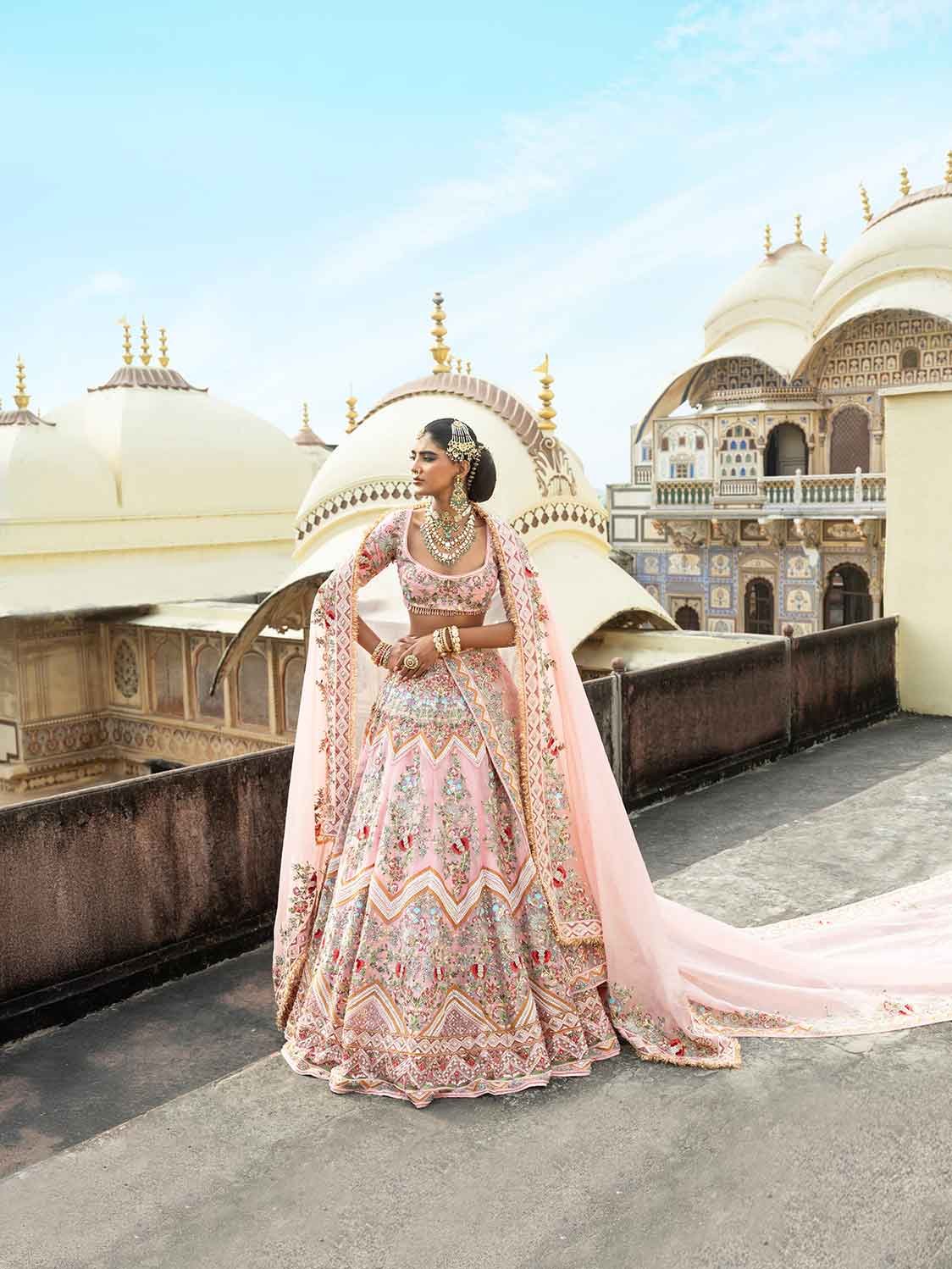 Lehenga with blouse and dupatta