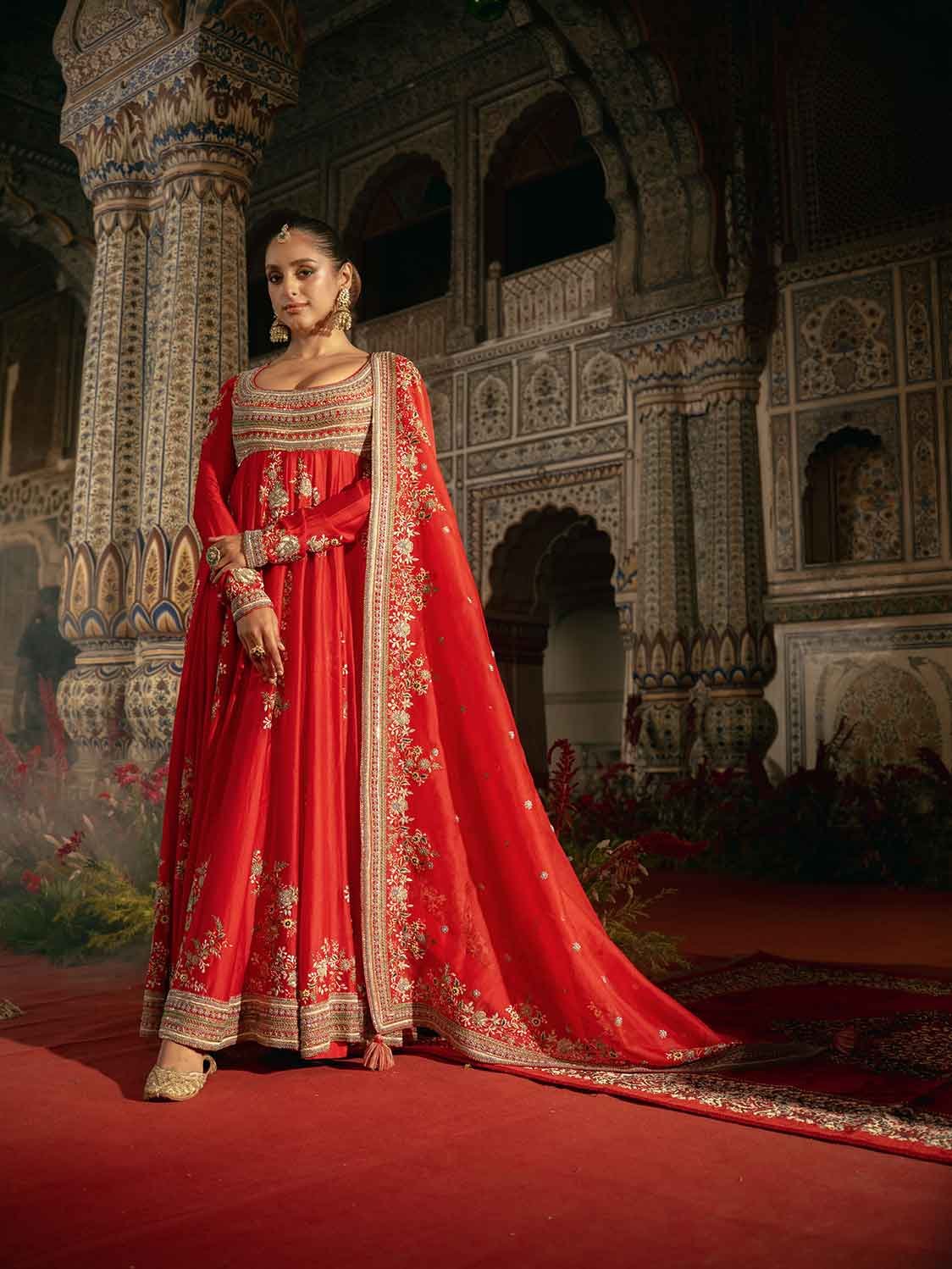 Kalidaar with Dupatta
